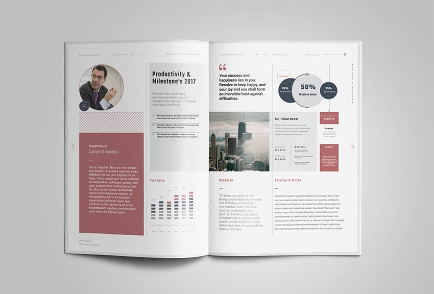 30+ Best InDesign Report Templates Envato Tuts+